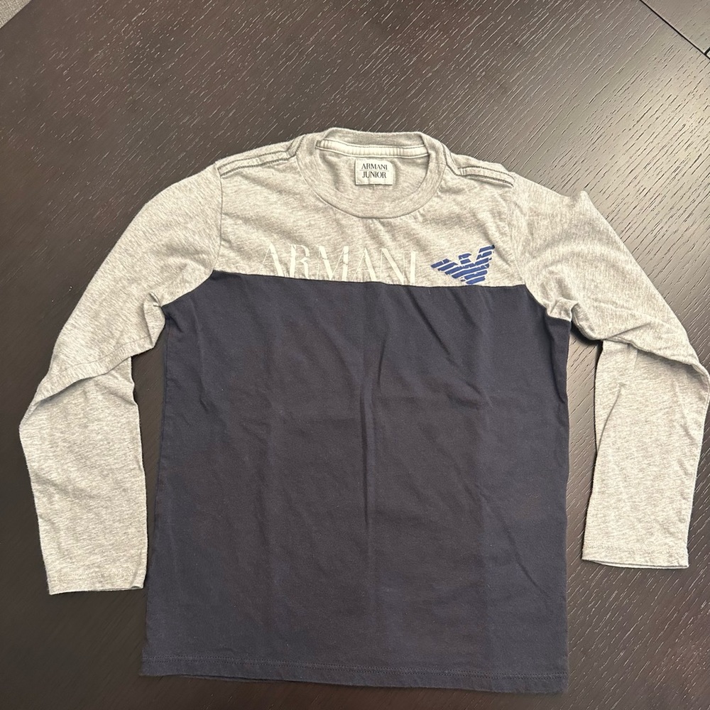 Armani Junior Boys 8U Long Sleeve Shirt